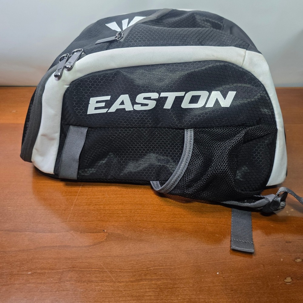 Easton OSFA Black White Elite Baseball Softball Equipment Backpack Unisex Bag